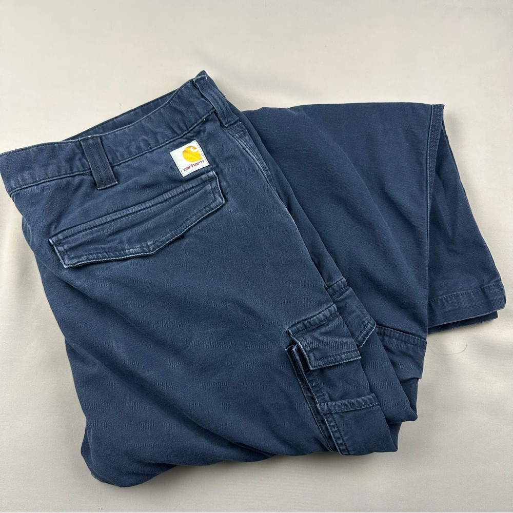 Carhartt Men's Navy Work Cargo Pants